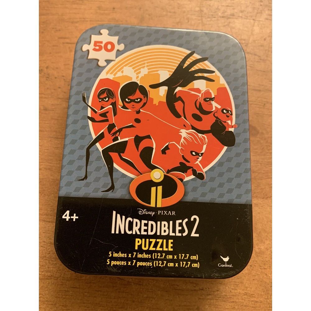 Incredibles 2 puzzle 5 in x 7 in